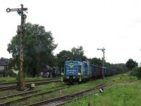 27.07.2011, Stare Juchy, godz. 14:02. SM42-1002 z pociągiem Terespol Pomorski - Suwałki