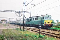 12.05.2003, stacja Korsze. SU46-015 i pociąg TGLSc 70881 Korsze - Żeleznodorożnyj