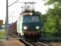 21.07.2009, Ełk Szyba Wschód. ET22-745 z pociągiem 