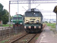 07.09.2007, stacja Korsze. ST44-644 z Zakładu Taboru w Bialymstoku