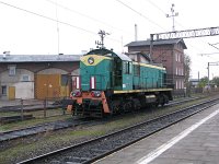 27.10.2009, Korsze, godz. 17:12. SM48-048 szykuje się do odjazdu do Olsztyna na tankowanie.