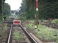 18.09.2011, Stare Juchy, remont wiaduktu kolejowego w km 121,576 linii nr 038 Białystok - Bartoszyce, czyli wiaduktu nad szosą ze Starych Juch do Orzechowa i Szczecinowa