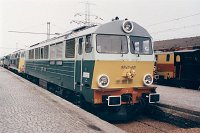 SP47-001 Warszawa Główna, 17.06.1995 r. Na wystawie taboru z okazji 150-lecia Kolei na Ziemiach Polskich