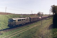 03.05.2001, przed stacją Stare Juchy, km 120,6 szlaku, SU46-030 i 36 wagonów poc. TNGS 1597 Białystok - Zajączkowo Tczewskie
