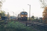 12.10.2003, stacja Stare Juchy, ST44-957 i SM42. TKMSc 762 Giżycko - Ełk