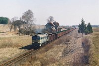 16.04.2003, Odoje, ST44-878 z poc. TKMSc 7790 Ełk - Orzysz