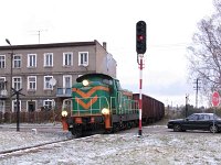 03.11.2006, Ełk Szyba Zachód, SM42-433 z pociągiem TKMSc 790 Ełk - Pisz