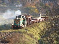 03.11.2006, między Ełkiem Szyba Zachód a Ełkiem Towarowym, SM42-433 z pociągiem TKMSc 791 Pisz - Ełk