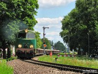 24.06.2006, tuż za stacją Giżycko, SU45-061 ze składem relacji Las Suwalski - Elbląg w planie poc. TNGSc 1599. Fot. Paweł Wagner