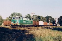 18.09.2004 stacja Stare Juchy, SU45-191 z dodatkowym pociągiem TNGS 1599 Białystok - Zajączkowo Tczewskie