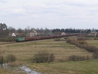 19.03.2007, między Ełkiem a Woszczelami (okolice wsi Chrzanowo), SU46-004 z poc. TNGSc 1599 Bisłystok - Zajączkowo Tczewskie
