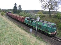13.10.2007, przed stacją Stare Juchy, SU45-211 z poc. TNGSc 1599 Białystok - Zajączkowo Tczewskie